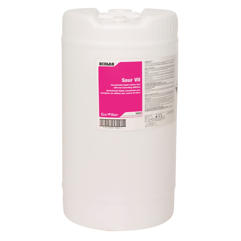 Ecolab® Eco-Star® Sour VII Laundry Neutralizer, 15 Gallon, #00016659